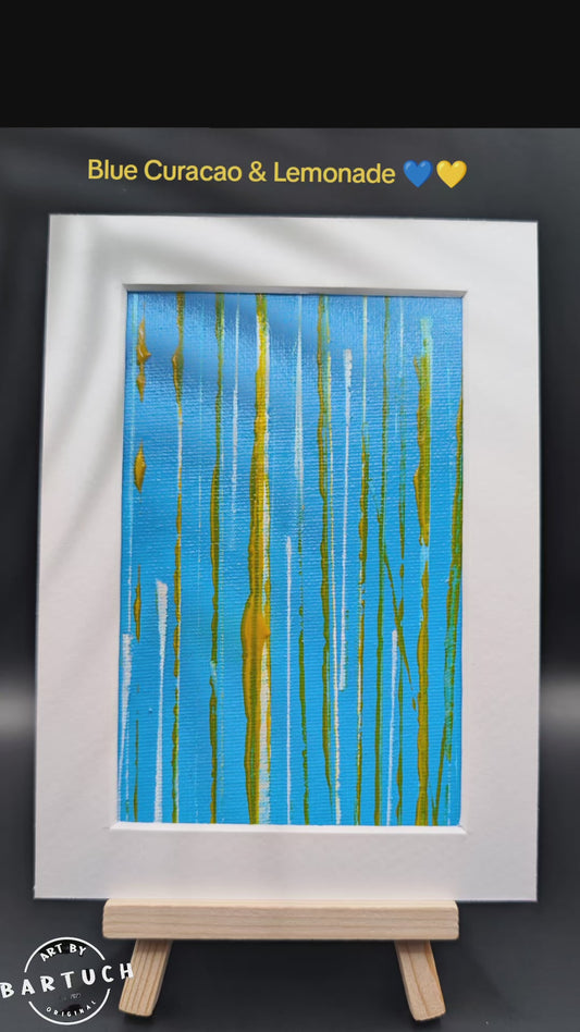 Blue Curacao with lemonade